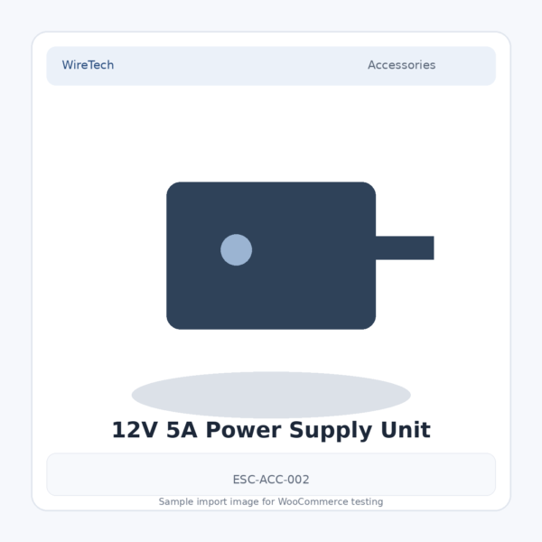 12V 5A Power Supply Unit