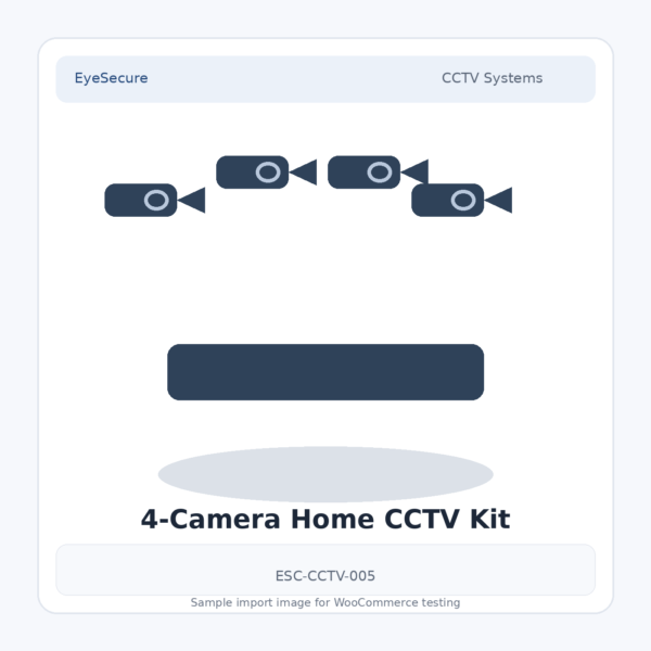 4-Camera Home CCTV Kit